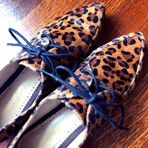 Anthropologie Farylrobin Cheetah Flats w/ Tie (8)